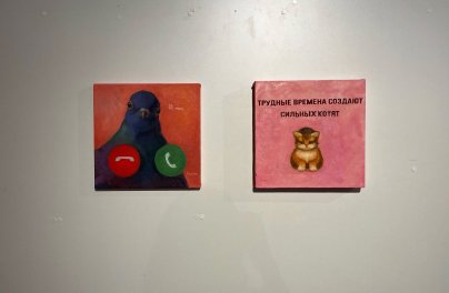 Искусство и мемы: в Новосибирске открылась необычная выставка